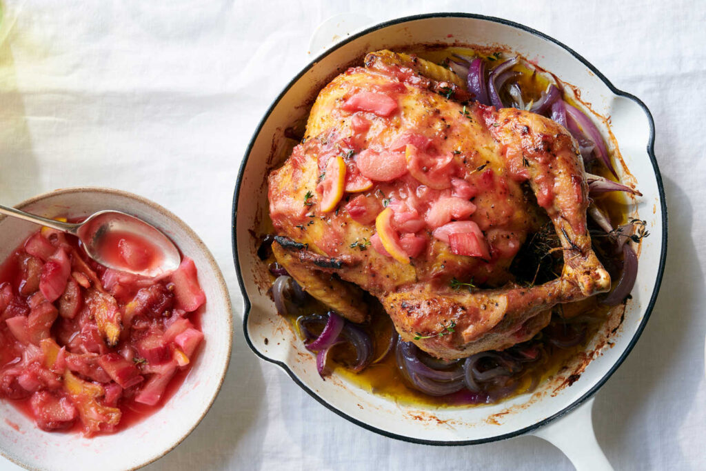 ไก่ย่าง, เลมอน, รูบาร์บ